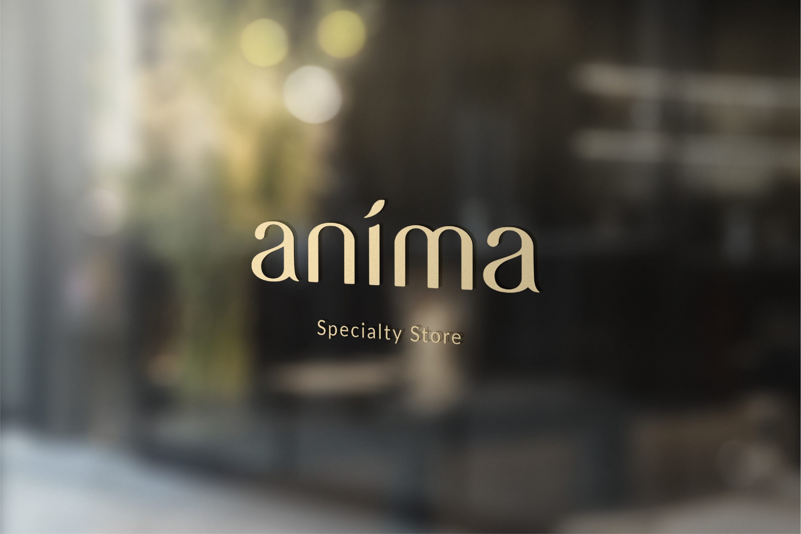 Design d'un logo de cafe et magasin, pour l'identite visuelle du café Anima, par un studio de graphisme suisse à Lausanne