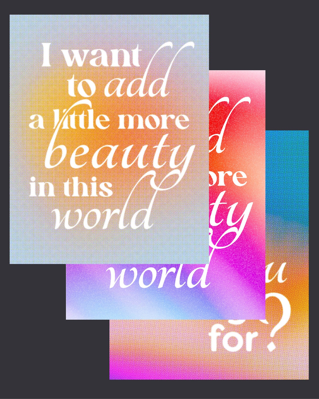 typography poster design