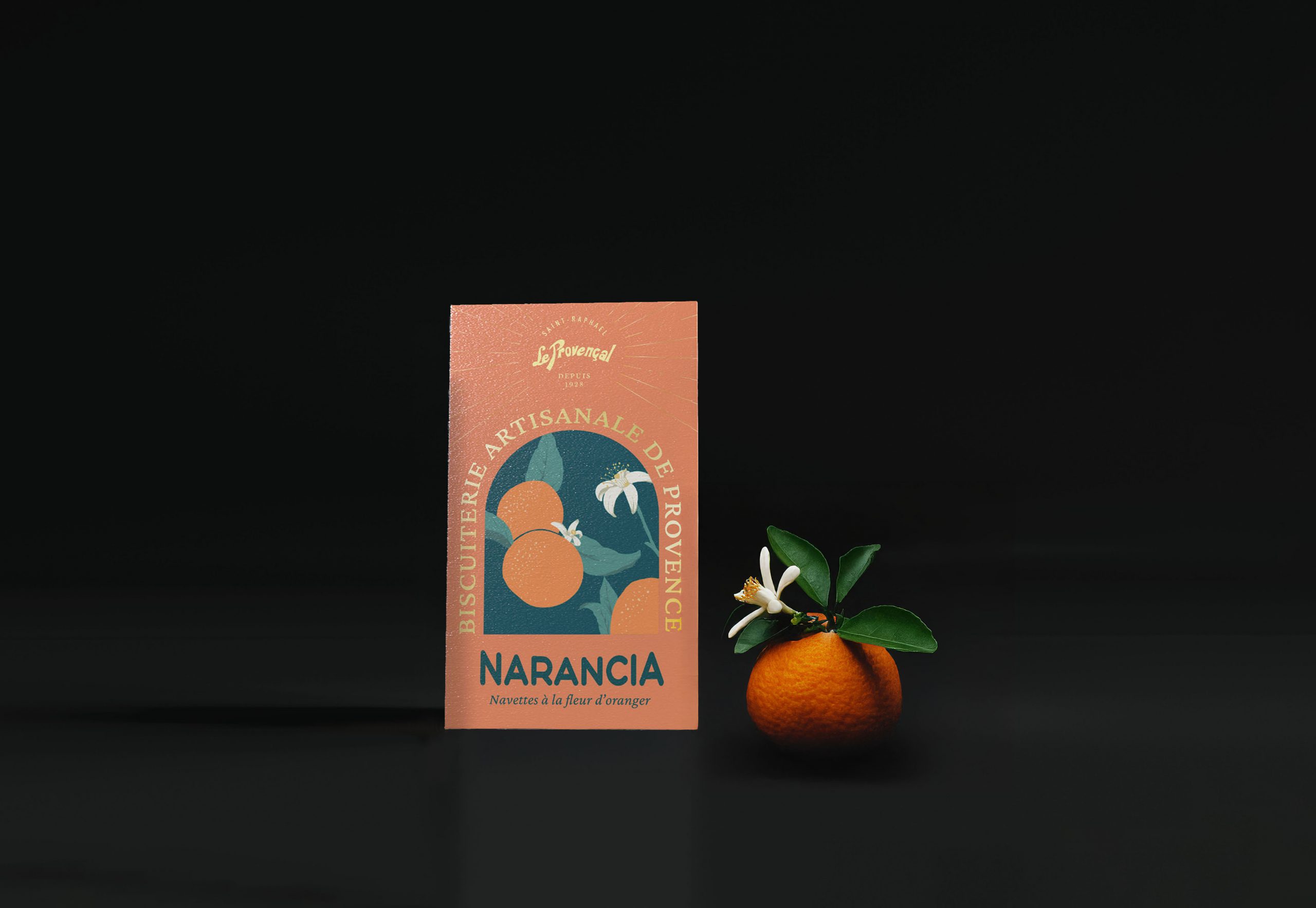 design d'emballage produit de boites de biscuits pour une entreprise de biscuits artisanaux, dans un style coloré, élégant et rétro, par un studio de design graphique suisse à Lausanne